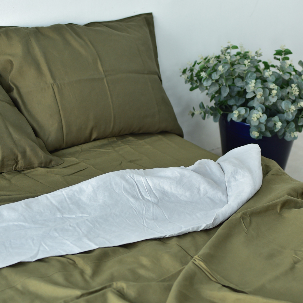 Seaweed Bamboo Linen Pillowcases