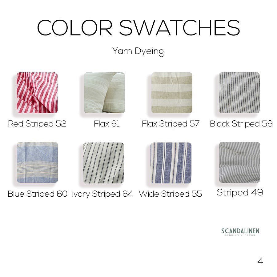 Goldenrod French Linen Duvet Cover | Plain Dyed